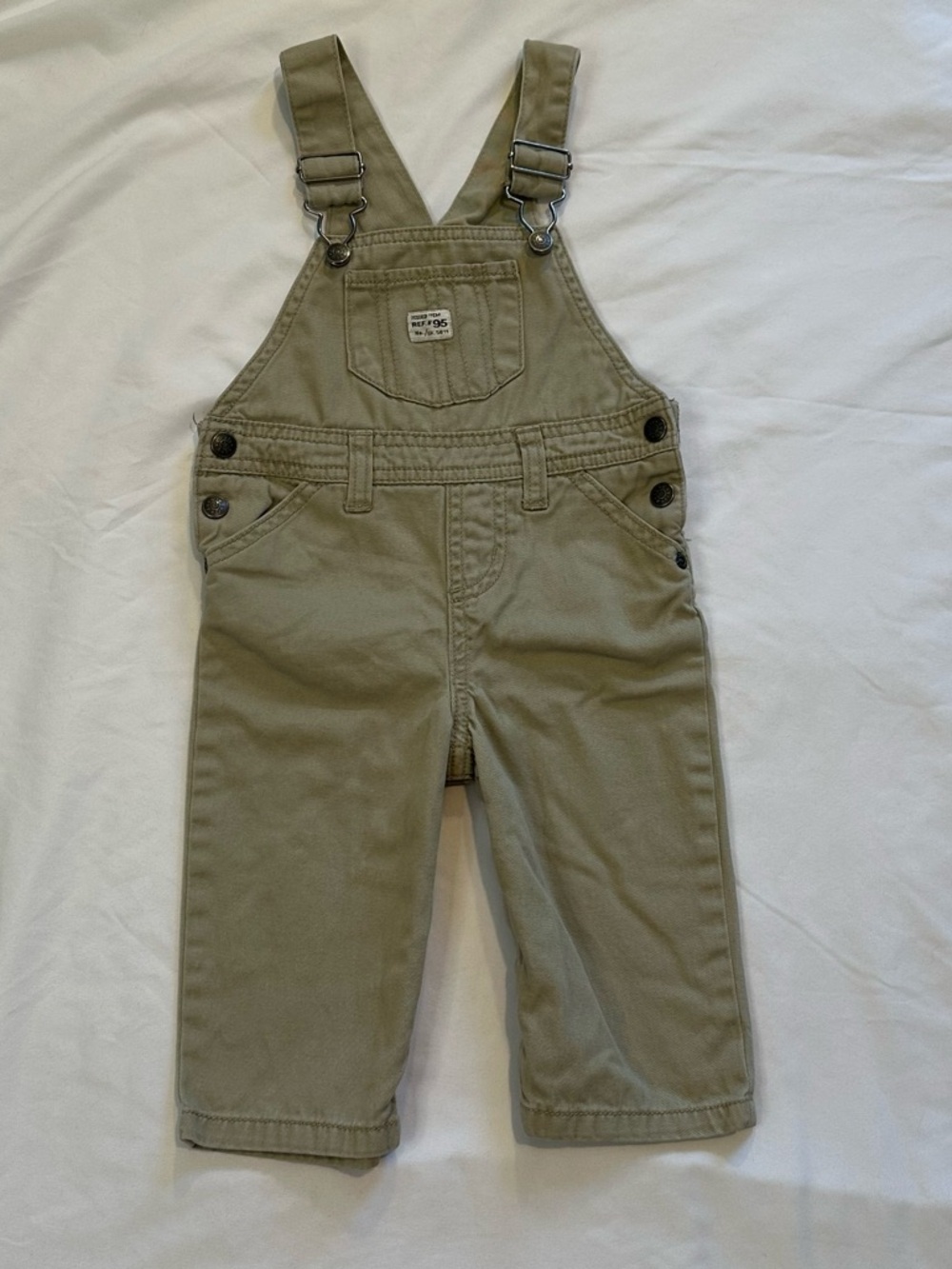Koala Baby Tan Khaki Overalls Size 9Months